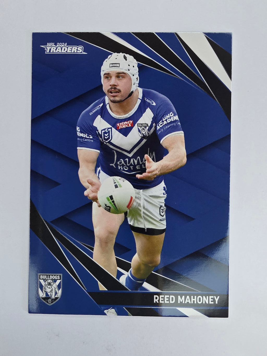 NRL 2024 Traders Base Card #025 Reed Mahoney Canterbury Bankstown Bulldogs