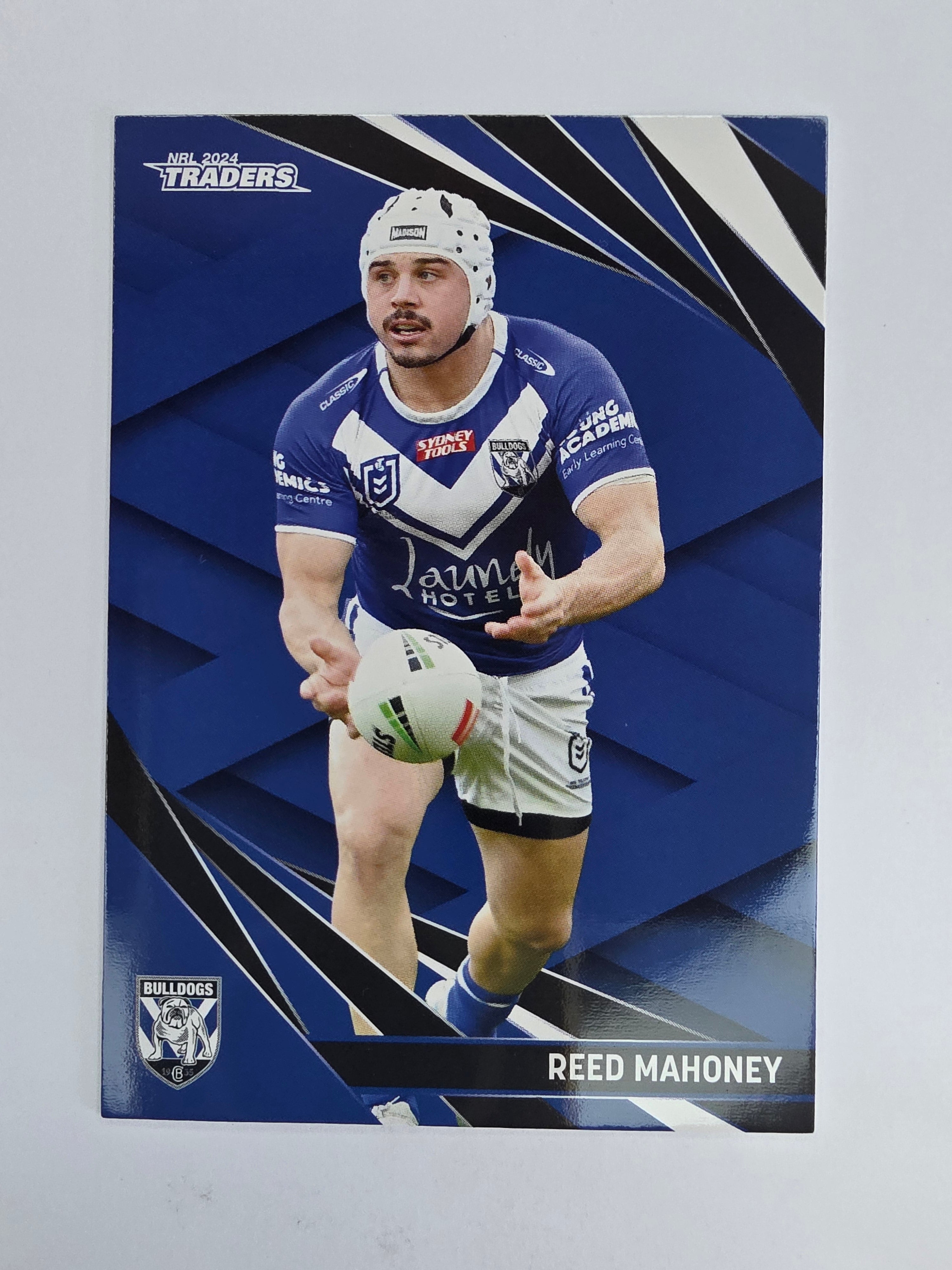 NRL 2024 Traders Base Card #025 Reed Mahoney Canterbury Bankstown Bulldogs