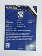 NRL 2024 Traders Base Card #022 Viliame Kikau Canterbury Bankstown Bulldogs