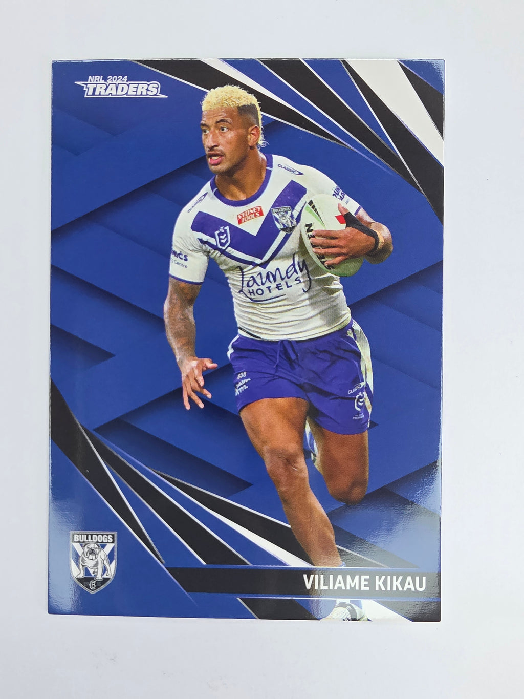 NRL 2024 Traders Base Card #022 Viliame Kikau Canterbury Bankstown Bulldogs