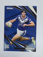 NRL 2024 Traders Base Card #021 Matt Burton Canterbury Bankstown Bulldogs