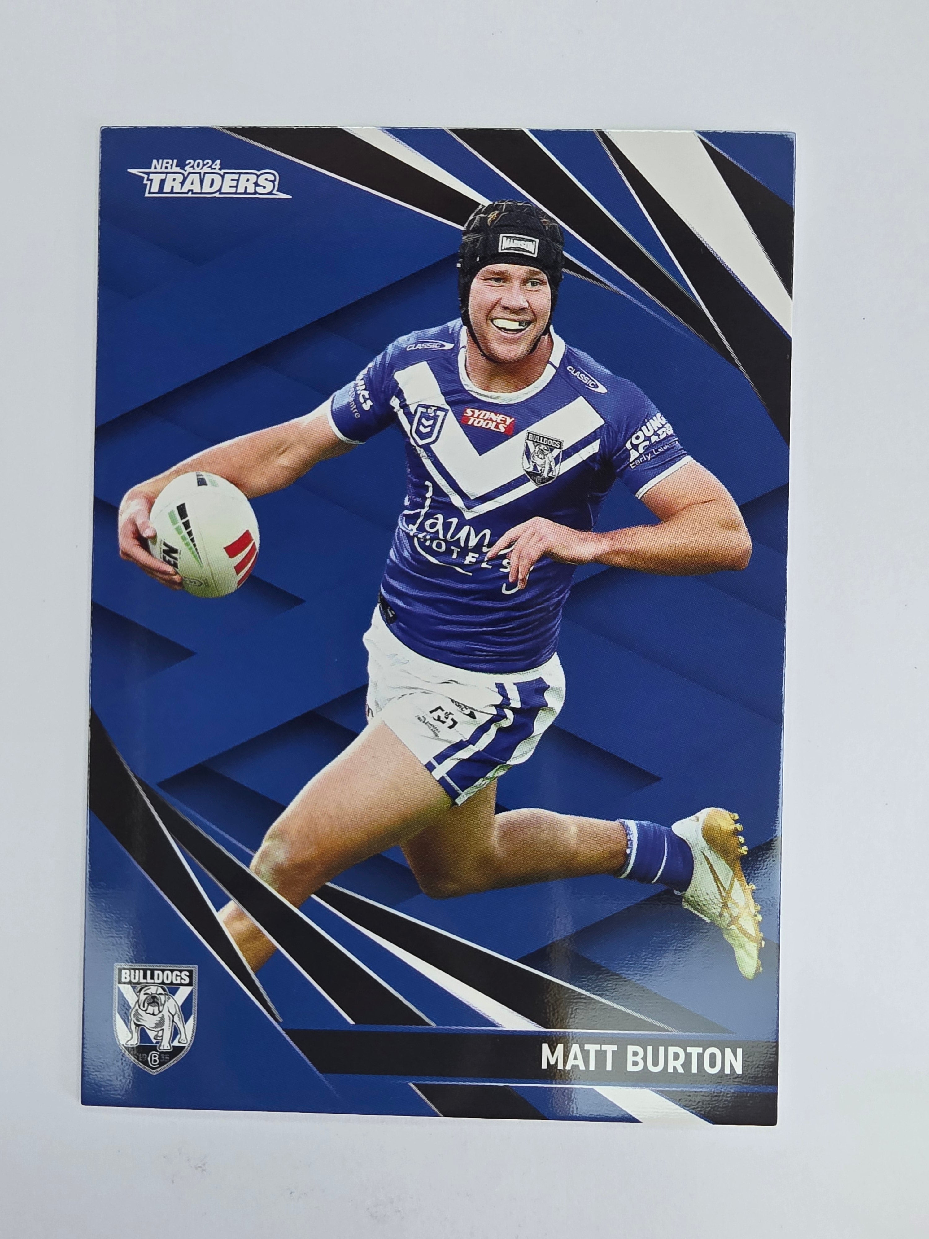 NRL 2024 Traders Base Card #021 Matt Burton Canterbury Bankstown Bulldogs