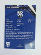 NRL 2024 Traders Base Card #020 Josh Addo-Carr Canterbury Bankstown Bulldogs