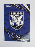 NRL 2024 Traders Base Card #019 Bulldogs Checklist Canterbury Bankstown Bulldogs