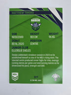 NRL 2024 Traders Base Card #017 Matthew Timoko Canberra Raiders