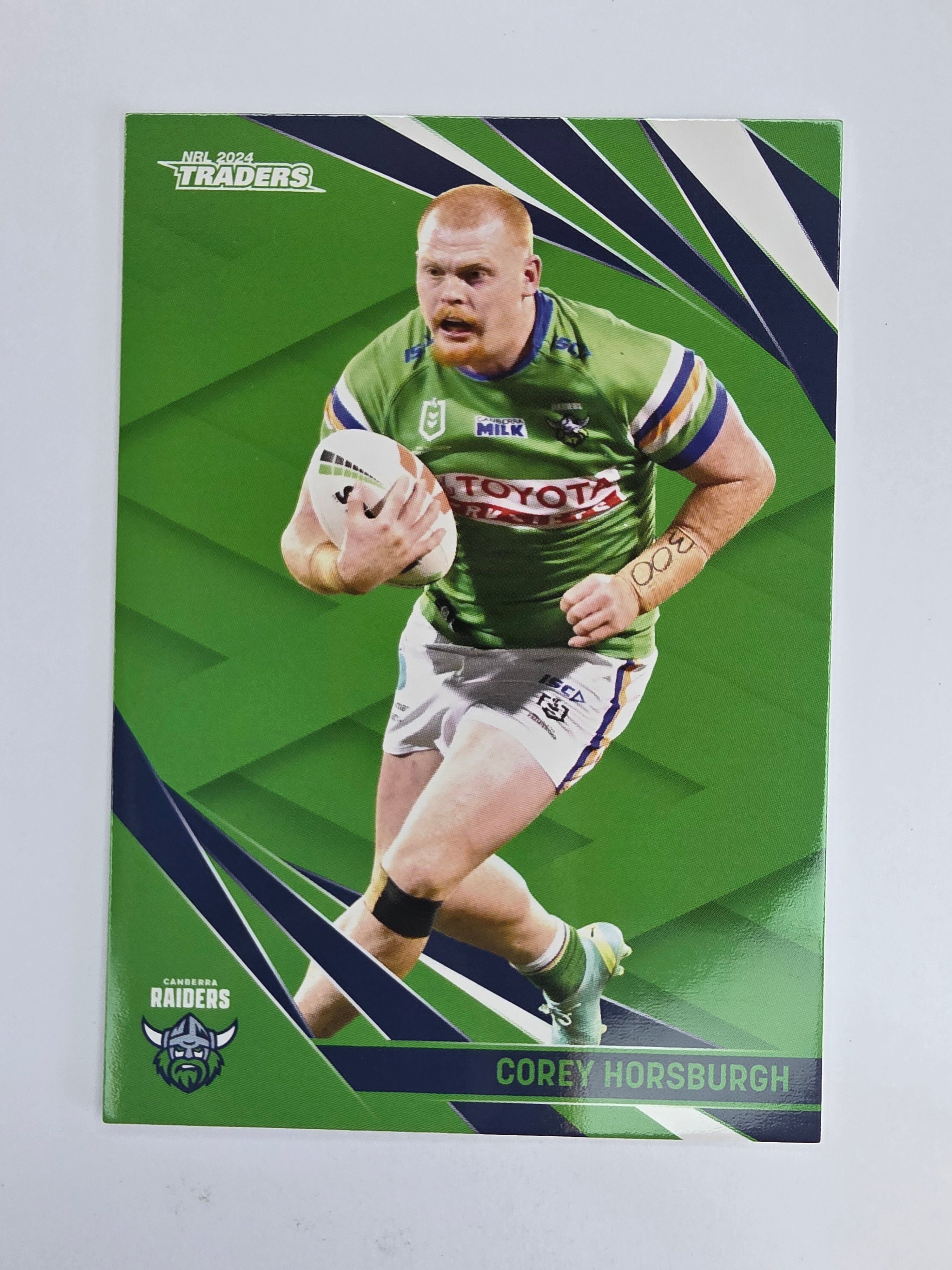 NRL 2024 Traders Base Card #012 Corey Horsburgh Canberra Raiders
