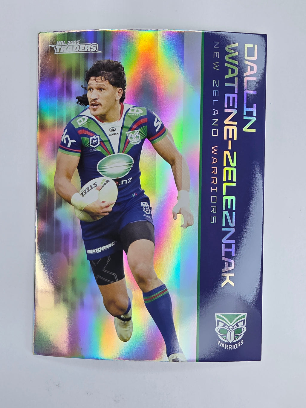 NRL 2025 Traders Silver Parallel #144 Dallin Watene-Zelezniak New Zealand Warriors