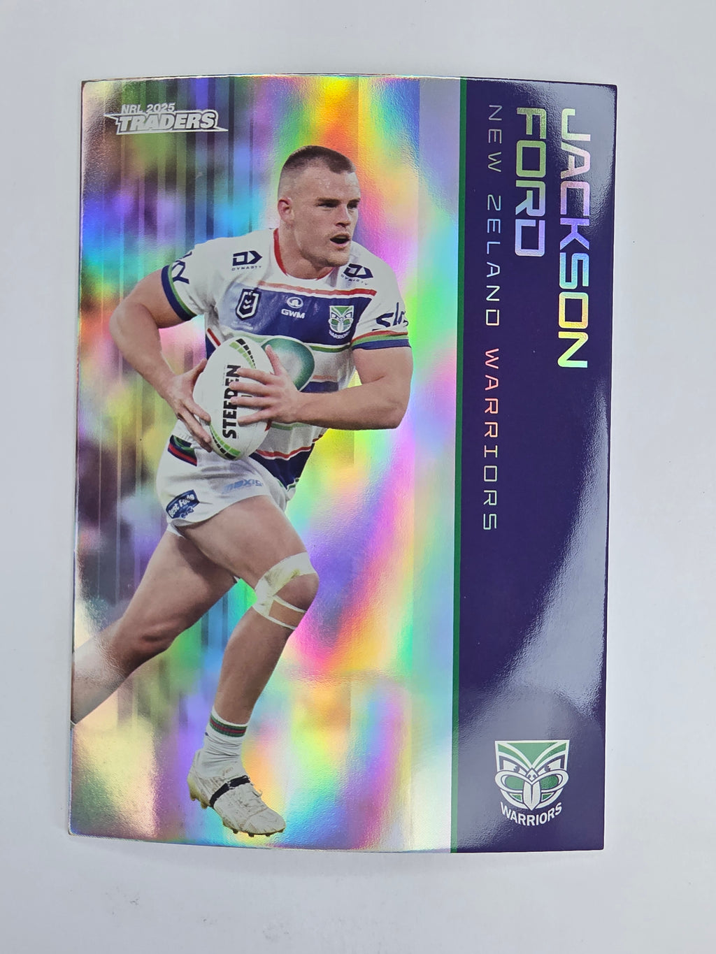 NRL 2025 Traders Silver Parallel #139 Jackson Ford New Zealand Warriors