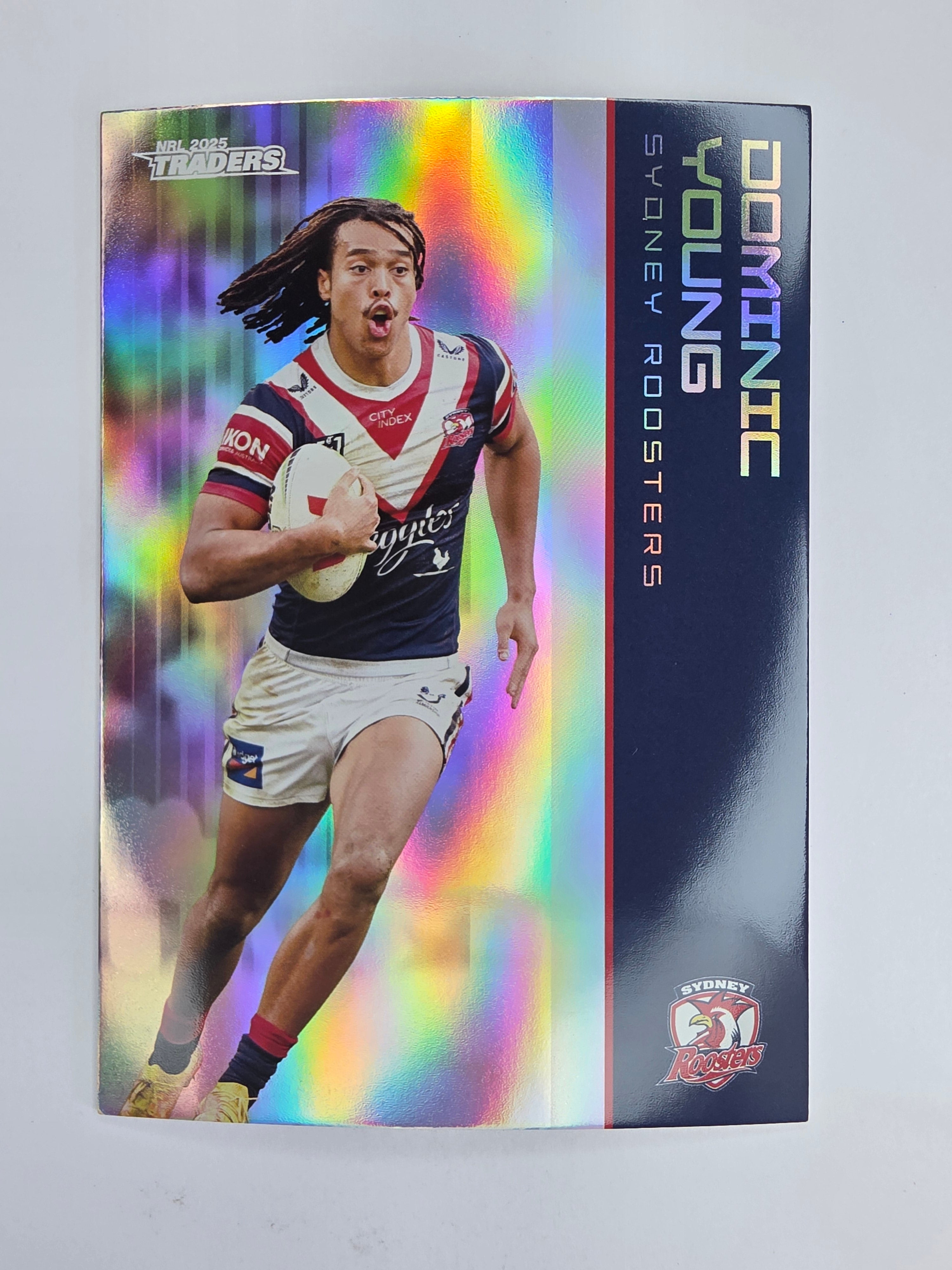 NRL 2025 Traders Silver Parallel #135 Dominic Young Sydney Roosters