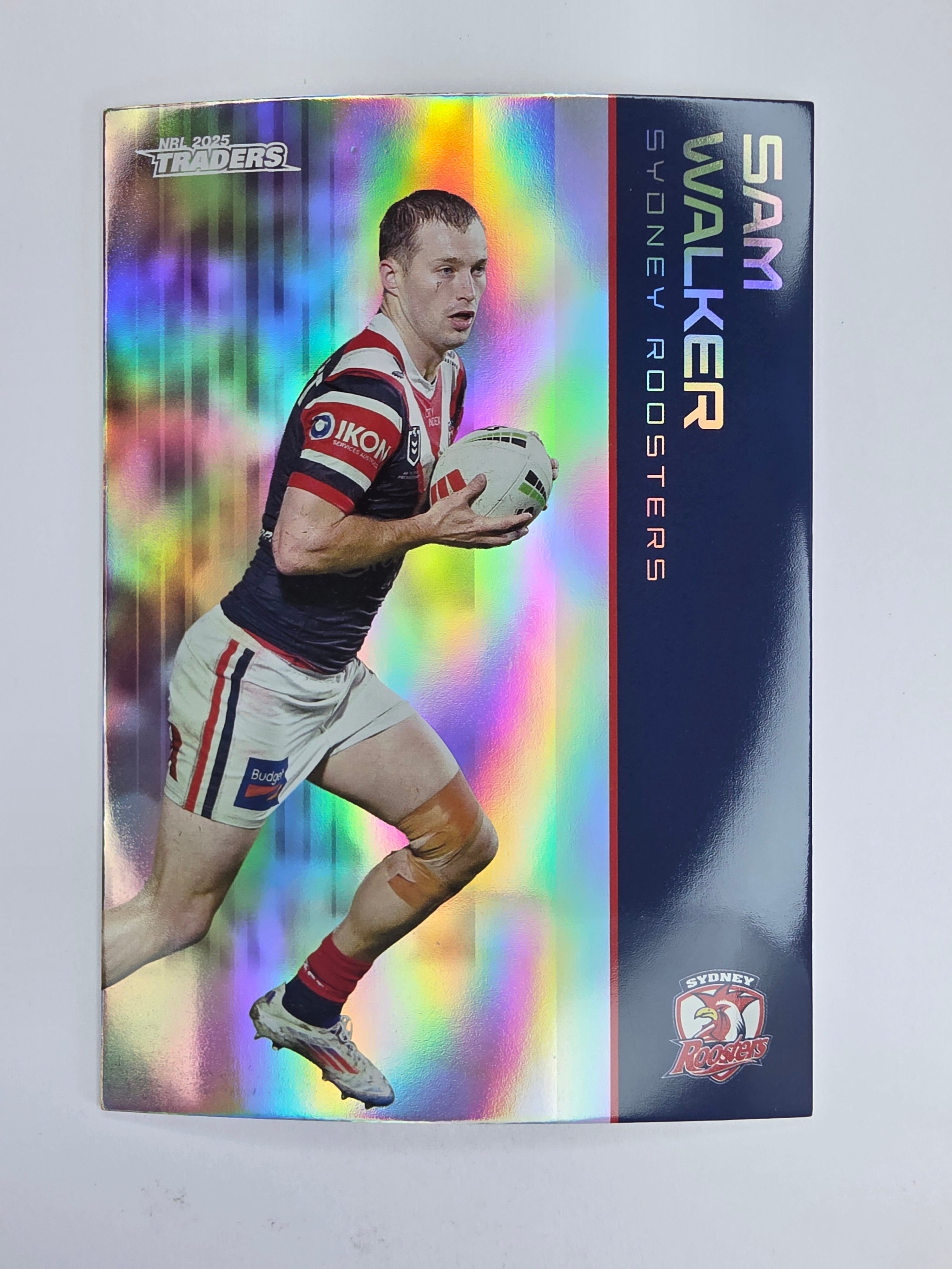 NRL 2025 Traders Silver Parallel #133 Sam Walker Sydney Roosters