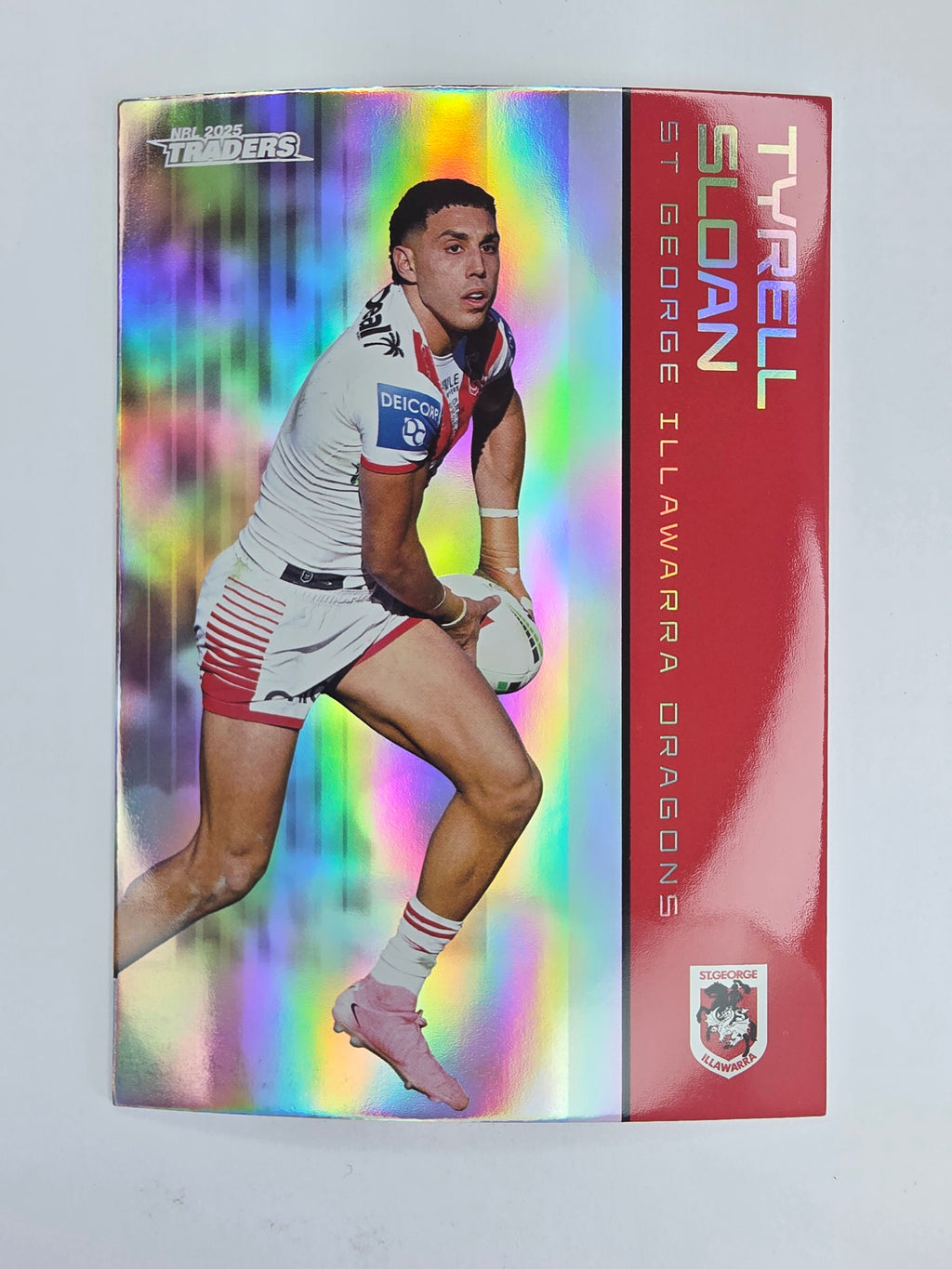 NRL 2025 Traders Silver Parallel #125 Tyrell Sloan St George Illawarra Dragons