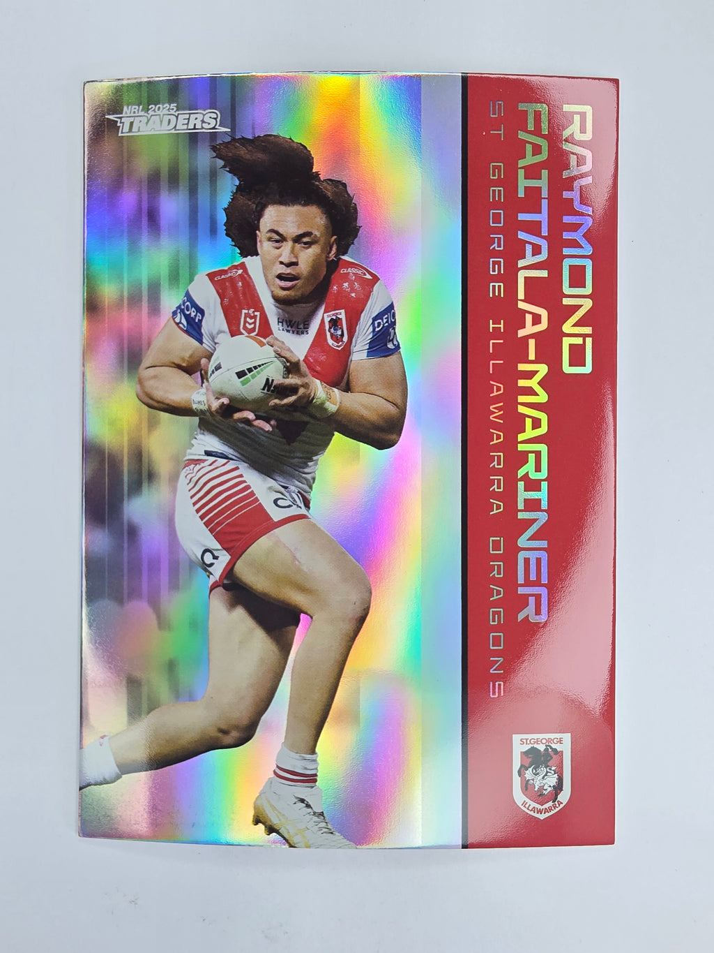 NRL 2025 Traders Silver Parallel #120 Raymond Faitala-Mariner St George Illawarra Dragons