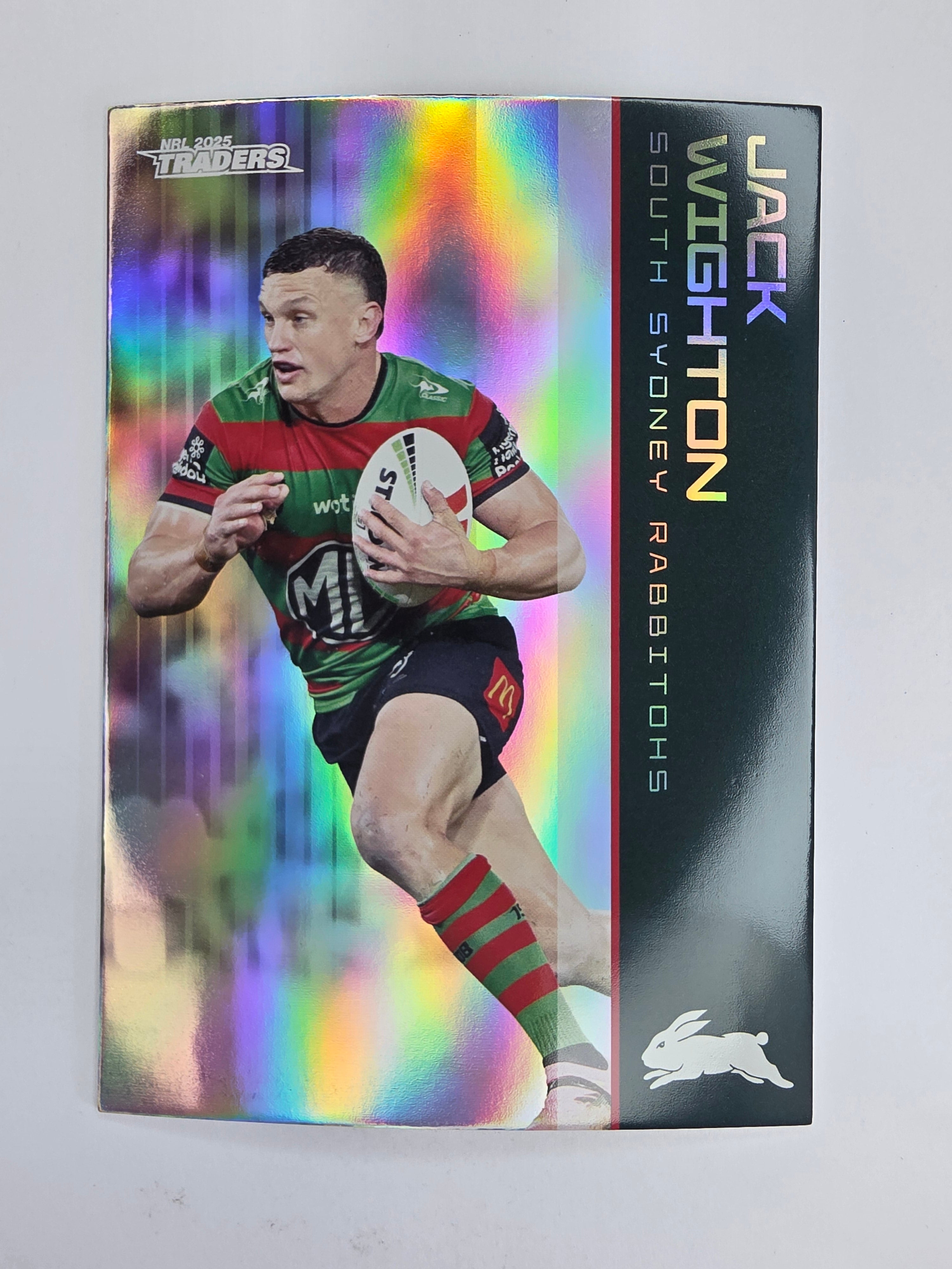 NRL 2025 Traders Silver Parallel #117 Jack Wighton South Sydney Rabbitohs