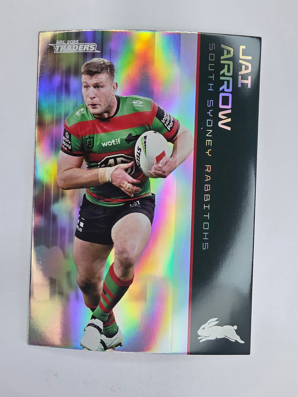 NRL 2025 Traders Silver Parallel #110 Jai Arrow South Sydney Rabbitohs
