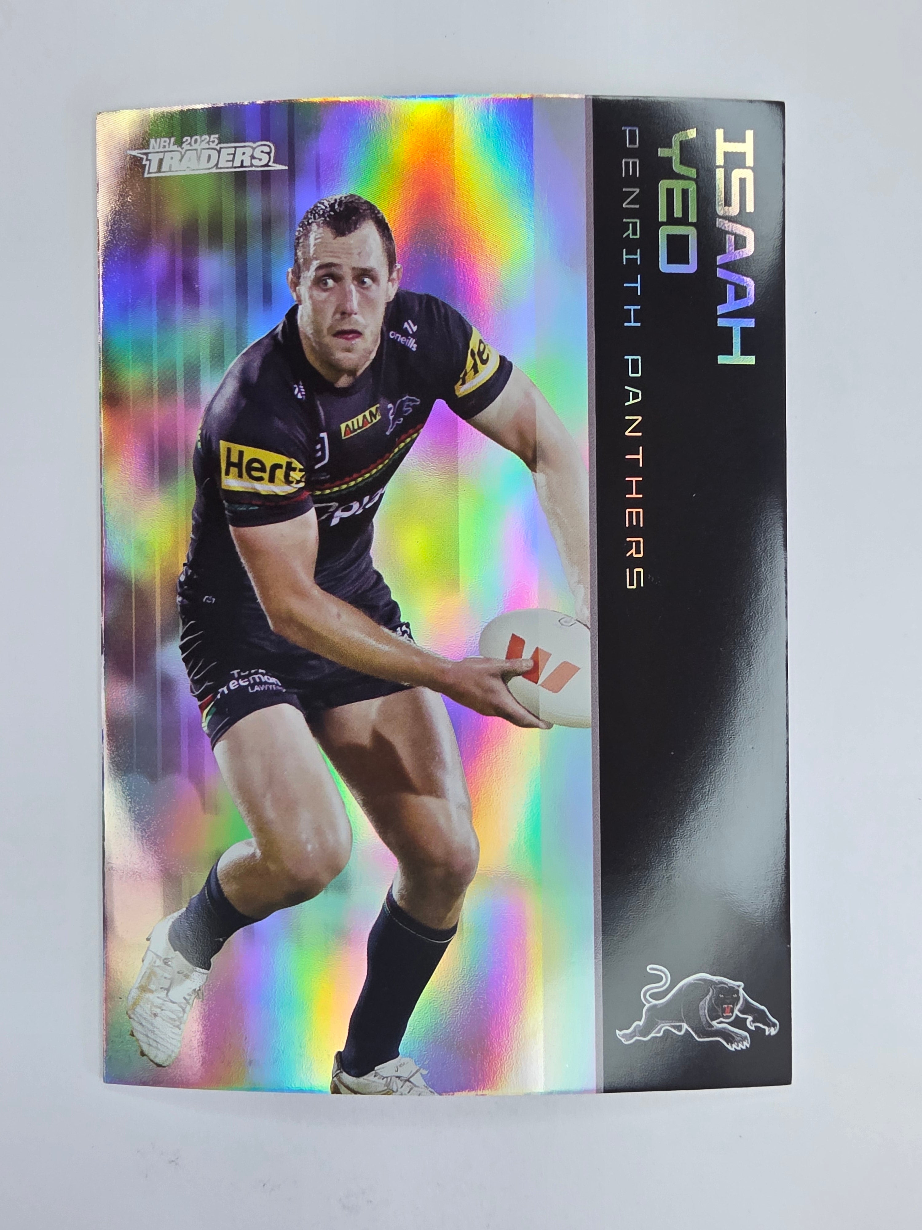 NRL 2025 Traders Silver Parallel #108 Isaah Yeo Penrith Panthers