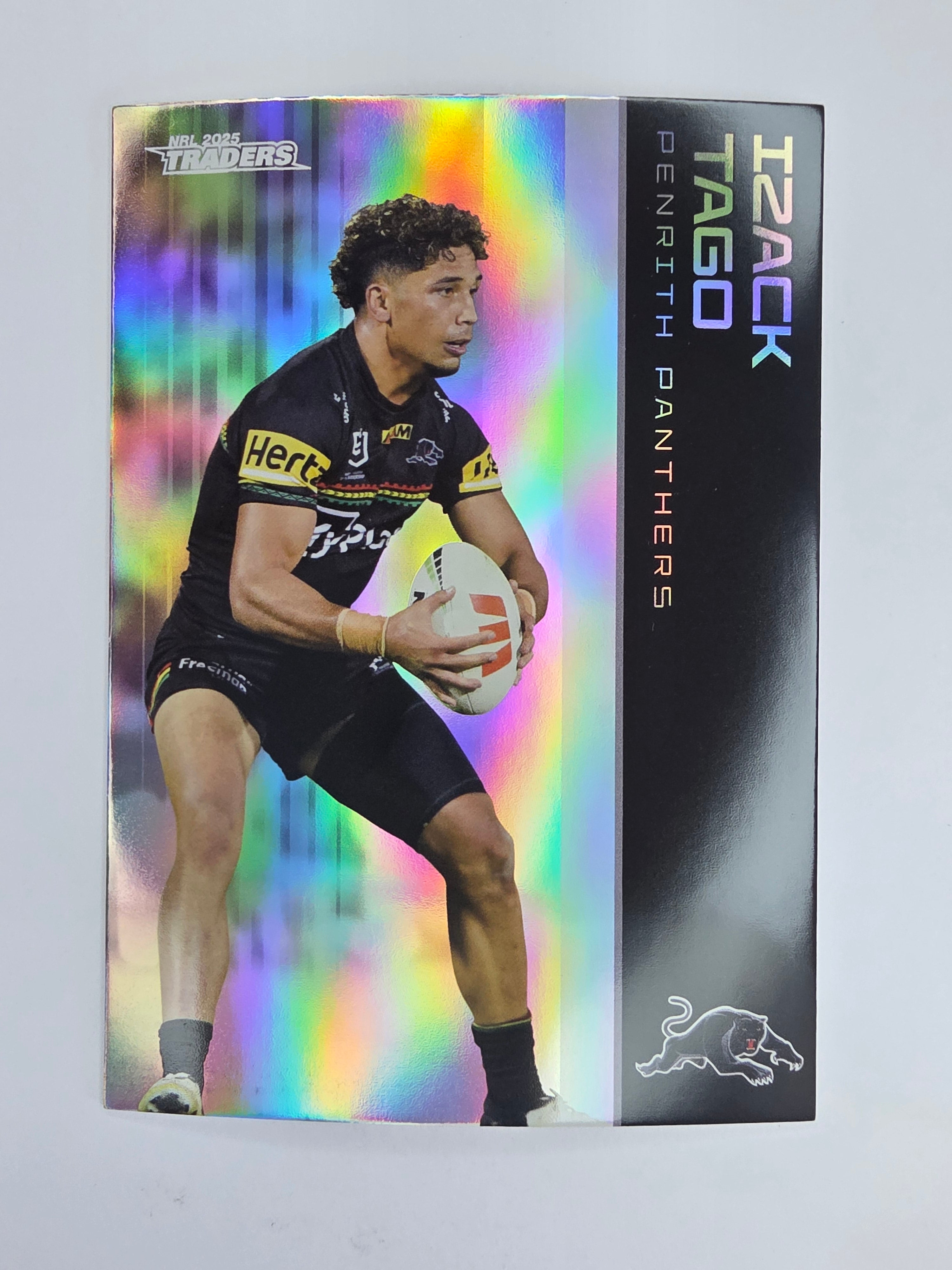 NRL 2025 Traders Silver Parallel #106 Izack Tago Penrith Panthers