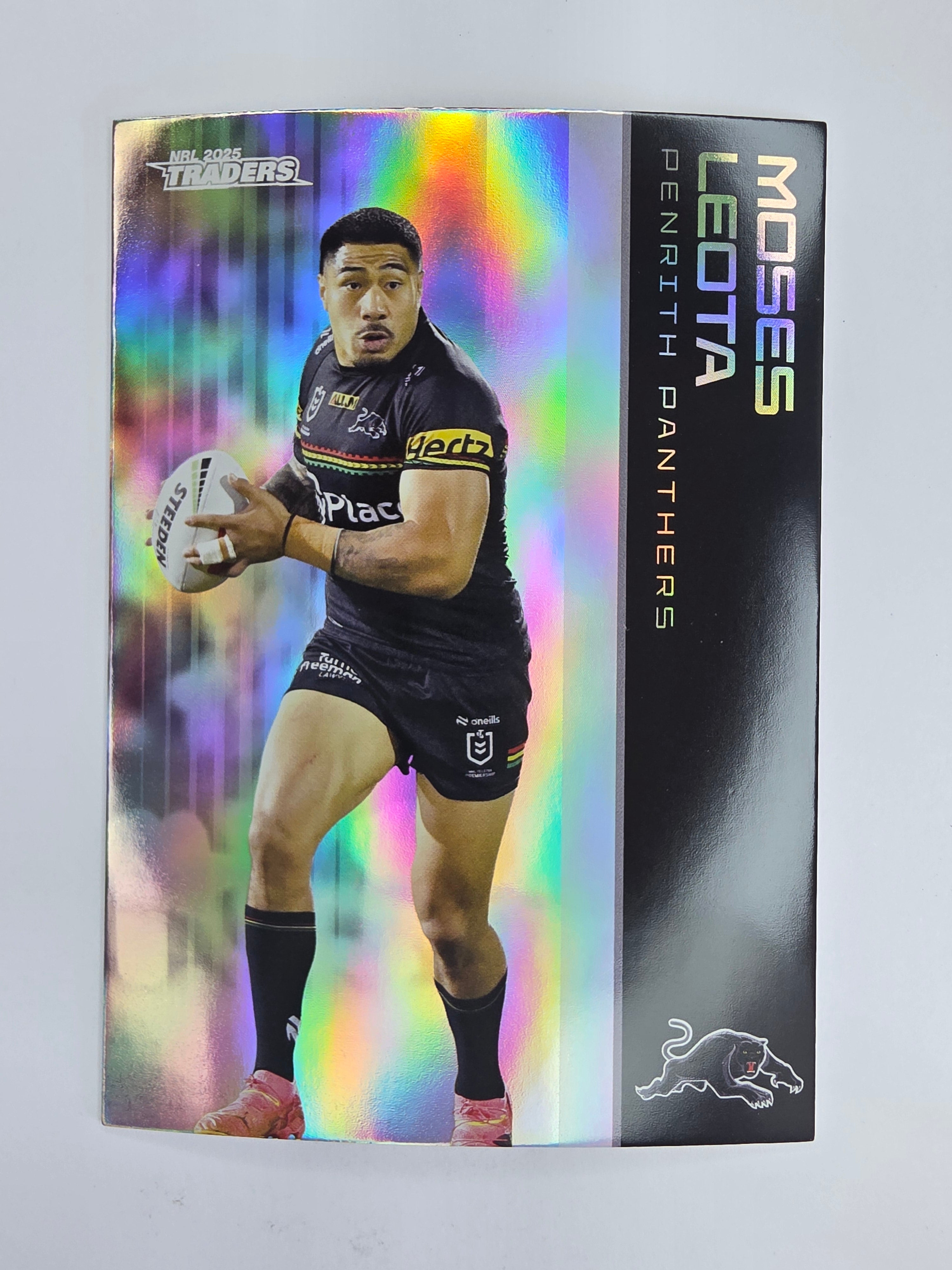 NRL 2025 Traders Silver Parallel #103 Moses Leota Penrith Panthers