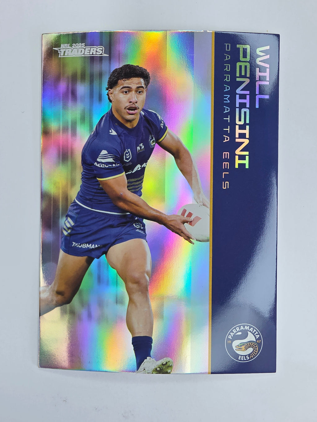 NRL 2025 Traders Silver Parallel #098 Will Penisini Parramatta Eels
