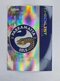 NRL 2025 Traders Silver Parallel #091 Eels Checklist Parramatta Eels