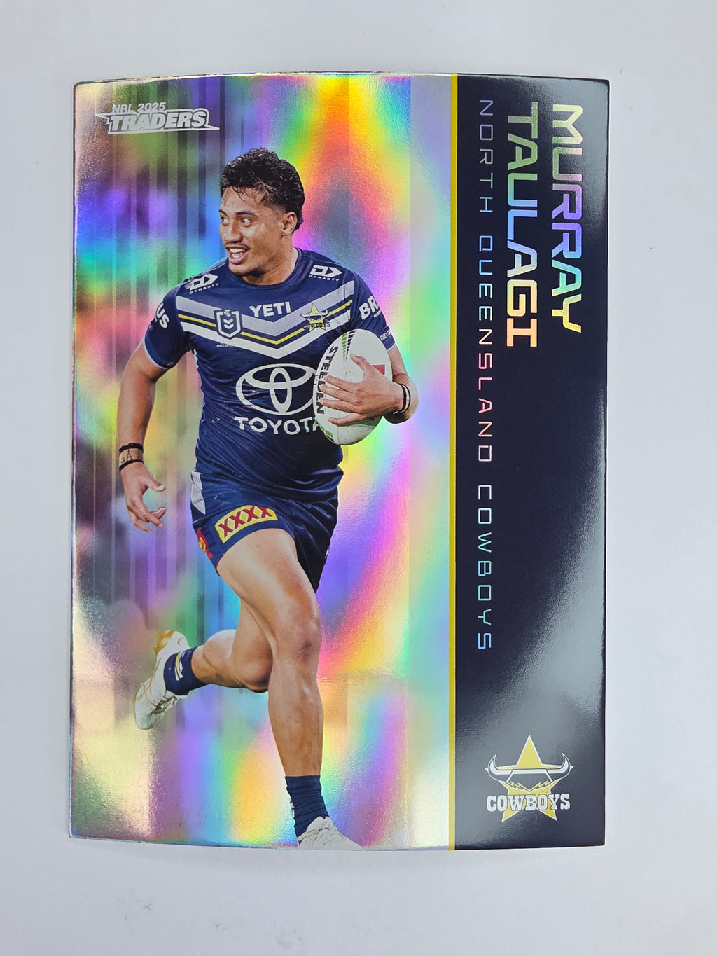 NRL 2025 Traders Silver Parallel #089 Murray Taulagi North Queensland Cowboys