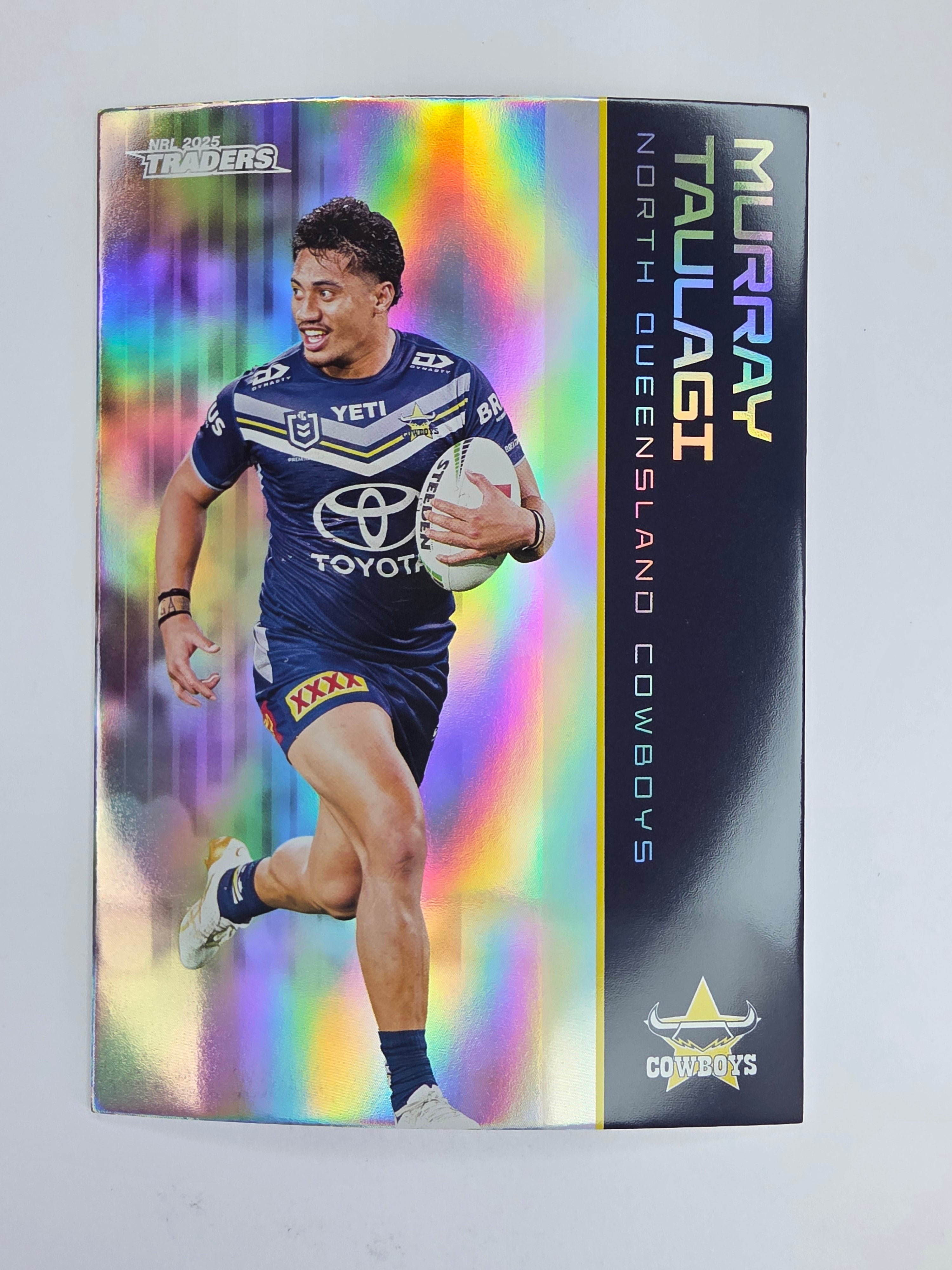 NRL 2025 Traders Silver Parallel #089 Murray Taulagi North Queensland Cowboys