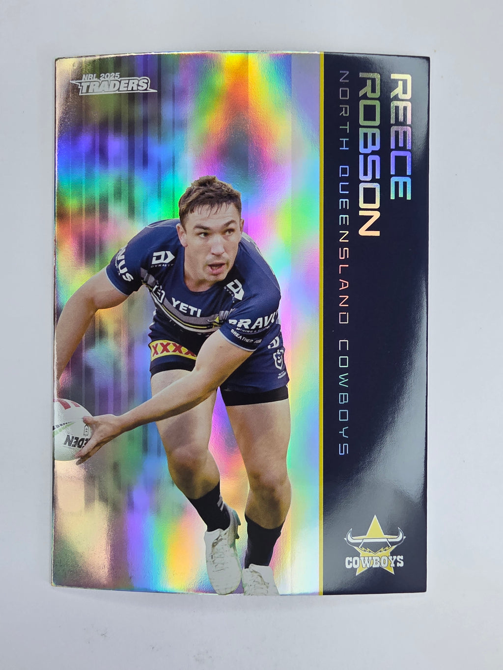 NRL 2025 Traders Silver Parallel #088 Reece Robson North Queensland Cowboys