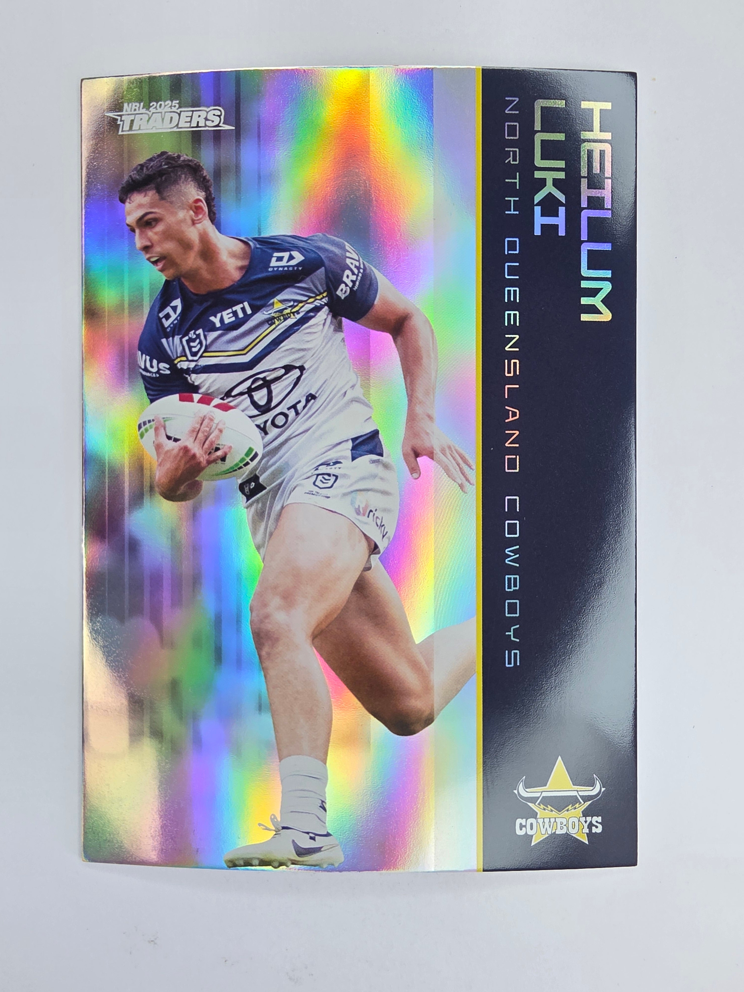 NRL 2025 Traders Silver Parallel #086 Heilum Luki North Queensland Cowboys