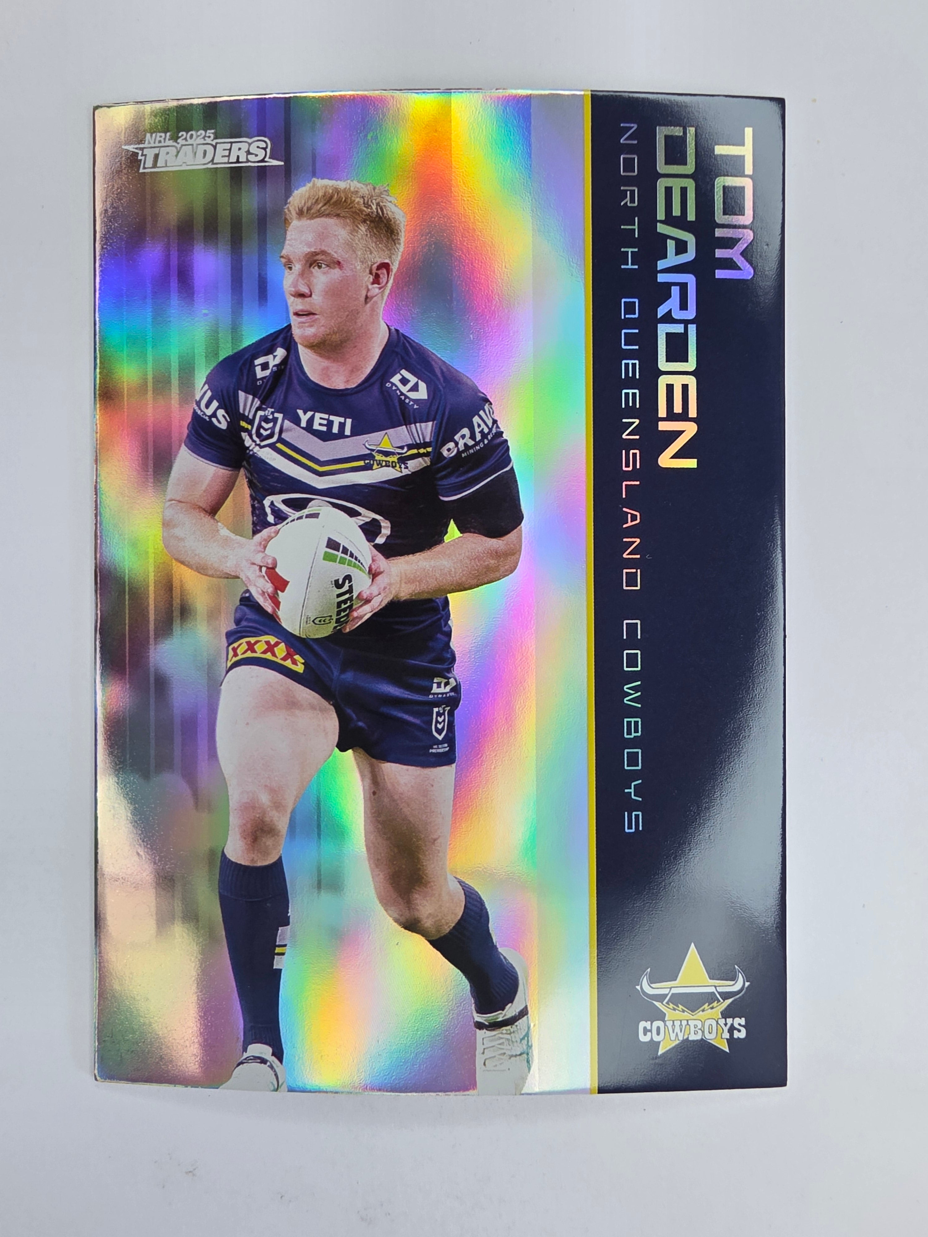 NRL 2025 Traders Silver Parallel #084 Tom Dearden North Queensland Cowboys