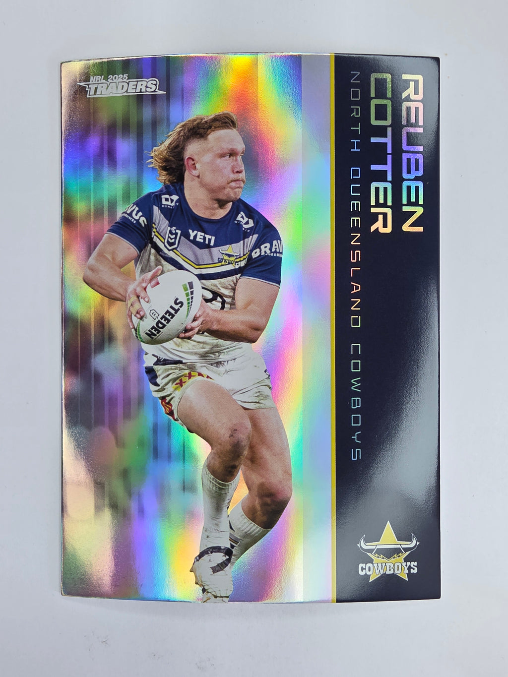 NRL 2025 Traders Silver Parallel #083 Reuben Cotter North Queensland Cowboys