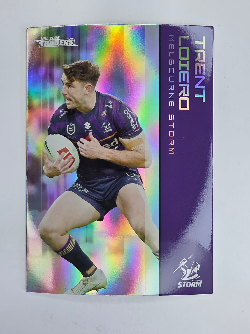 NRL 2025 Traders Silver Parallel #069 Trent Loiero Melbourne Storm