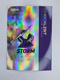 NRL 2025 Traders Silver Parallel #064 Storm Checklist Melbourne Storm