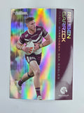NRL 2025 Traders Silver Parallel #058 Reuben Garrick Manly Warringah Sea Eagles