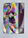 NRL 2025 Traders Silver Parallel #056 Luke Brooks Manly Warringah Sea Eagles