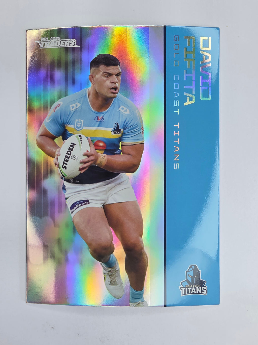 NRL 2025 Traders Silver Parallel #050 David Fifita Gold Coast Titans