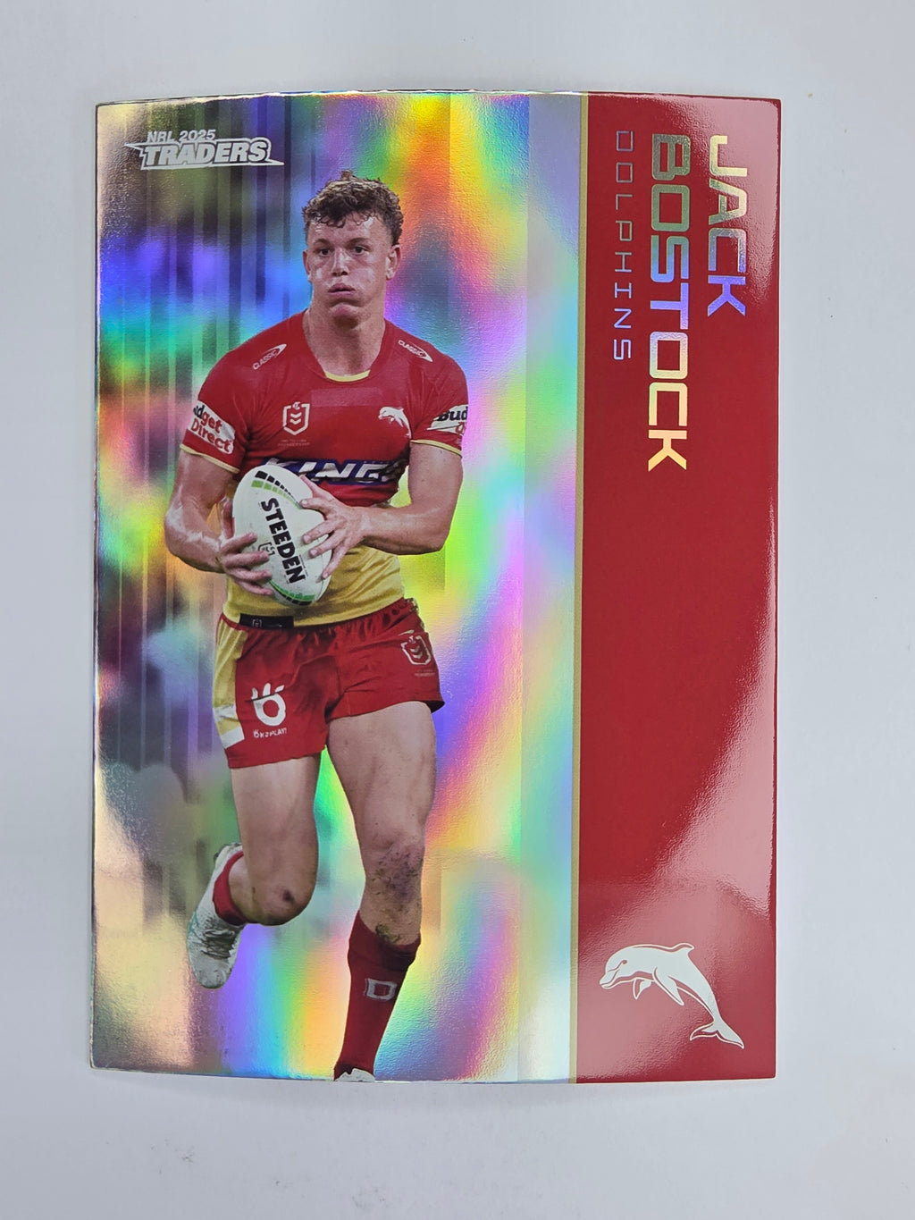 NRL 2025 Traders Silver Parallel #038 Jack Bostock Redcliffe Dolphins