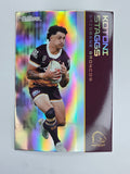 NRL 2025 Traders Silver Parallel #008 Kotoni Staggs Brisbane Broncos