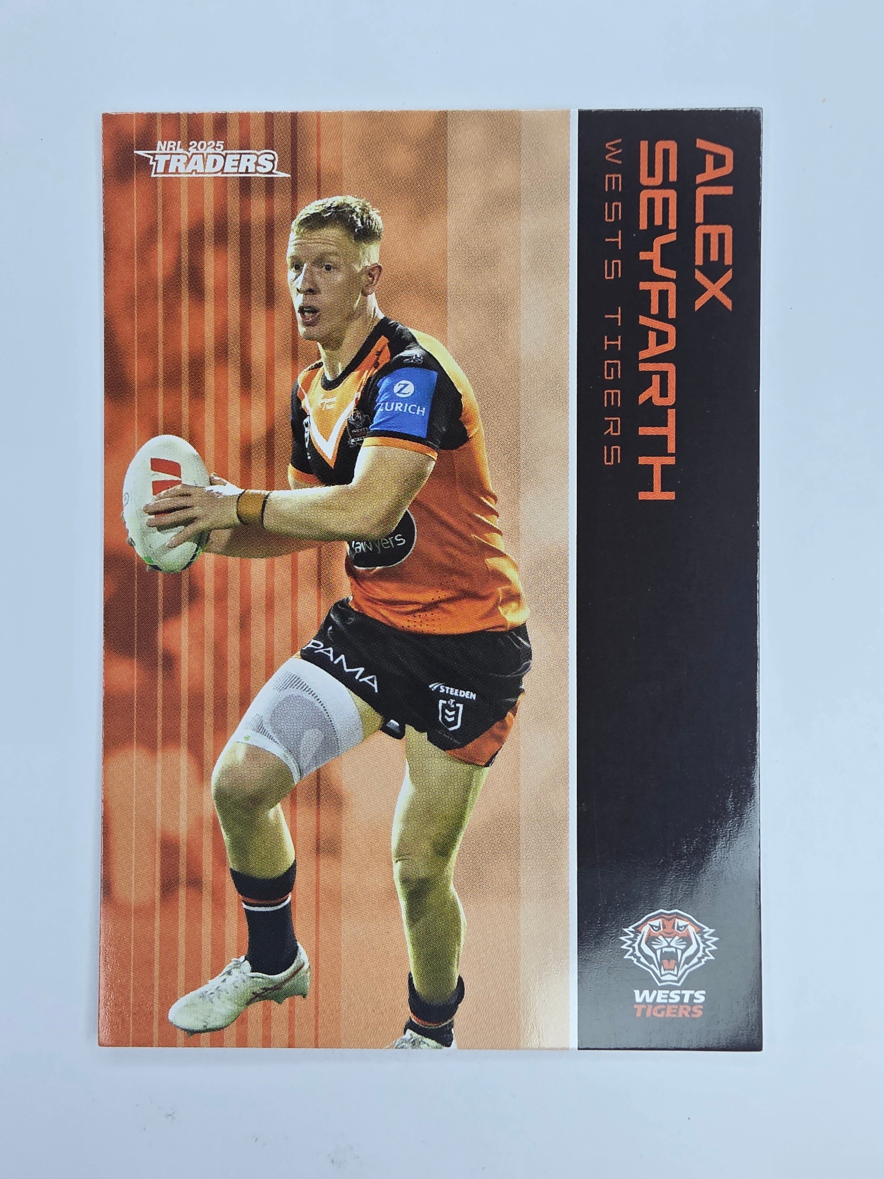 NRL 2025 Traders Base Card #152 Alex Seyfarth Wests Tigers