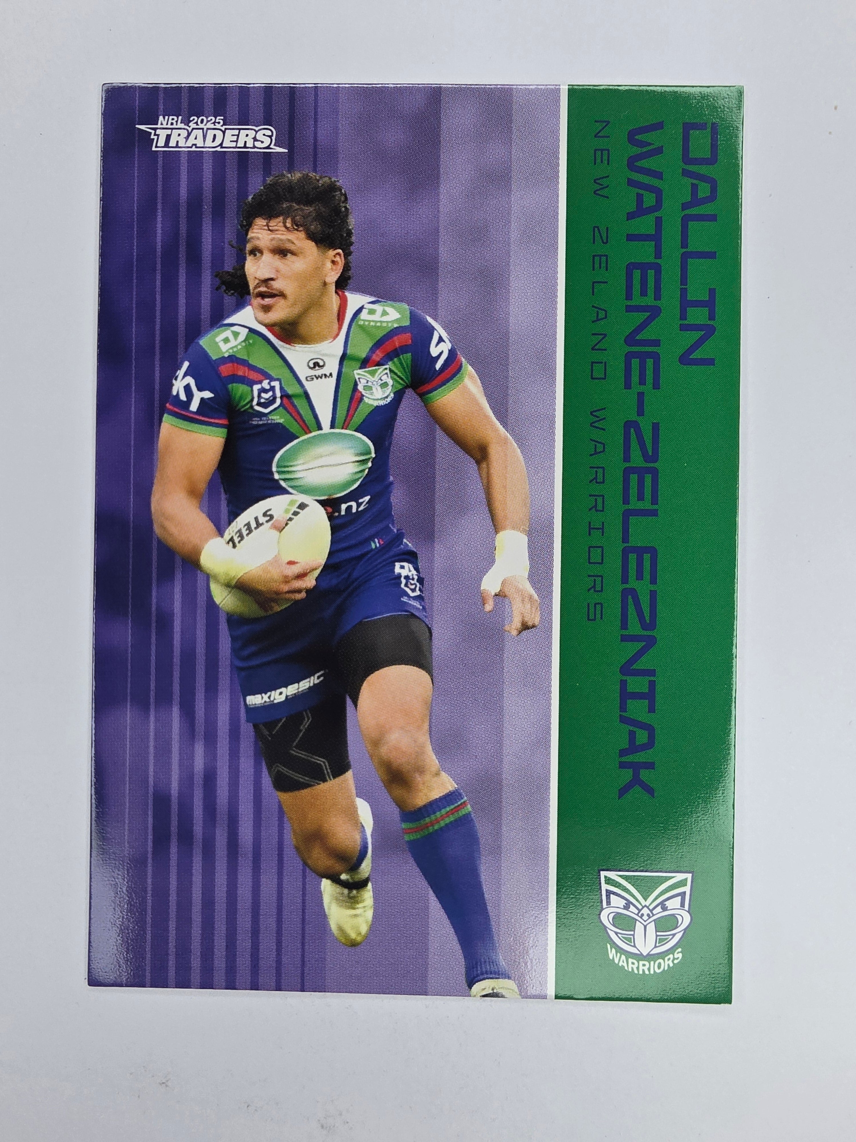 NRL 2025 Traders Base Card #144 Dallin Watene-Zelezniak New Zealand Warriors