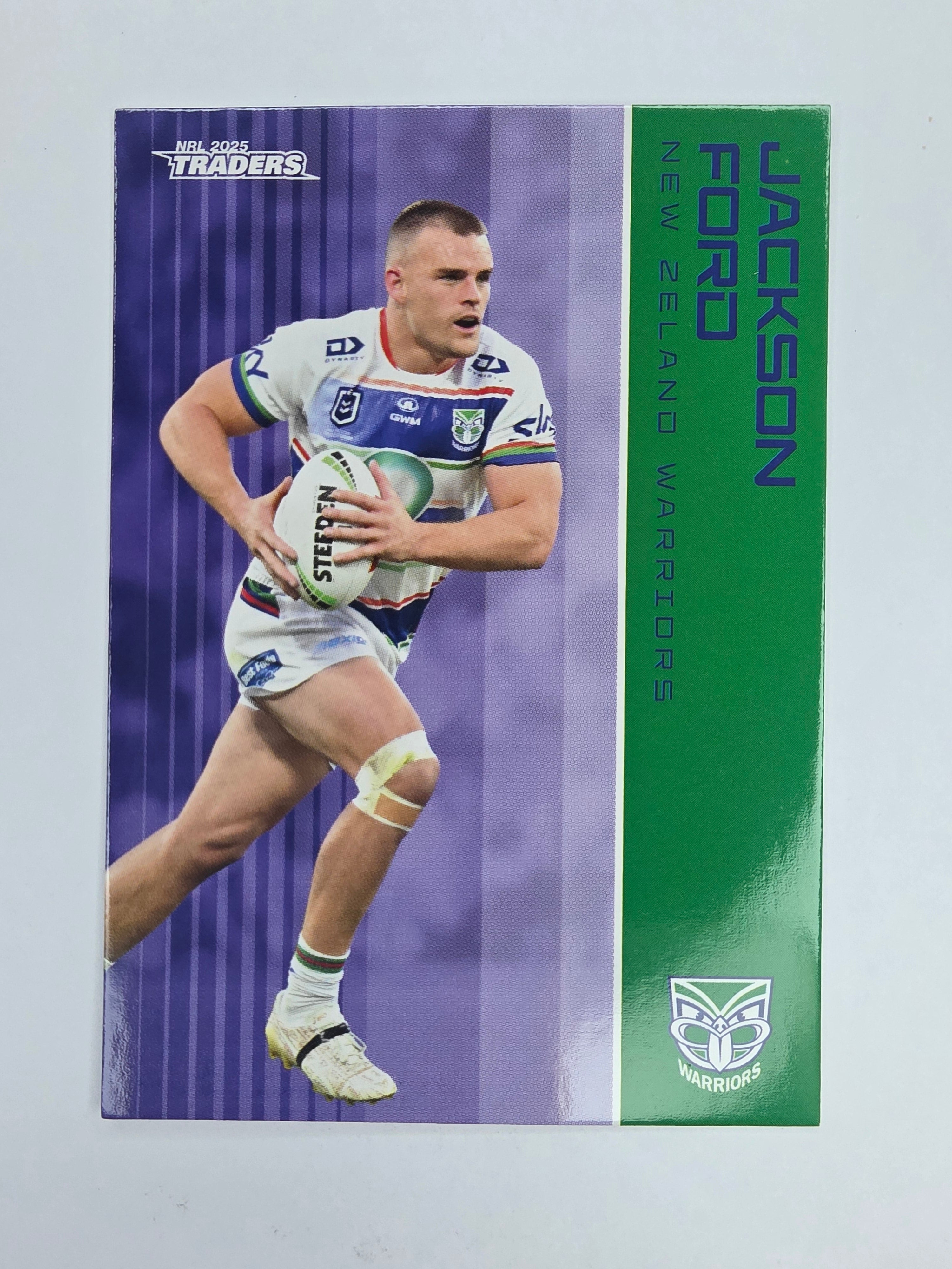 NRL 2025 Traders Base Card #139 Jackson Ford New Zealand Warriors