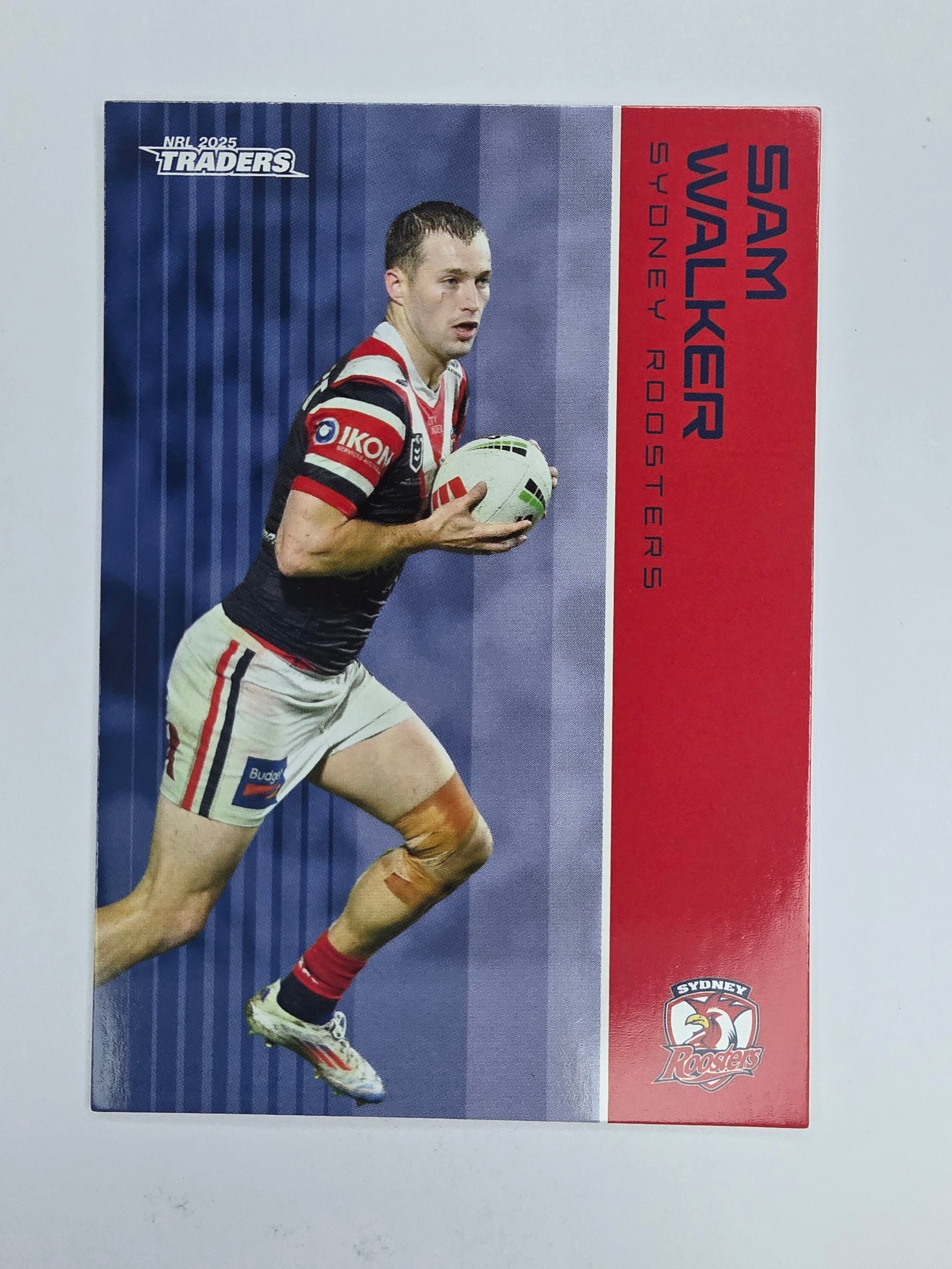 NRL 2025 Traders Base Card #133 Sam Walker Sydney Roosters