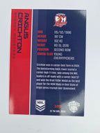 NRL 2025 Traders Base Card #129 Angus Crichton Sydney Roosters