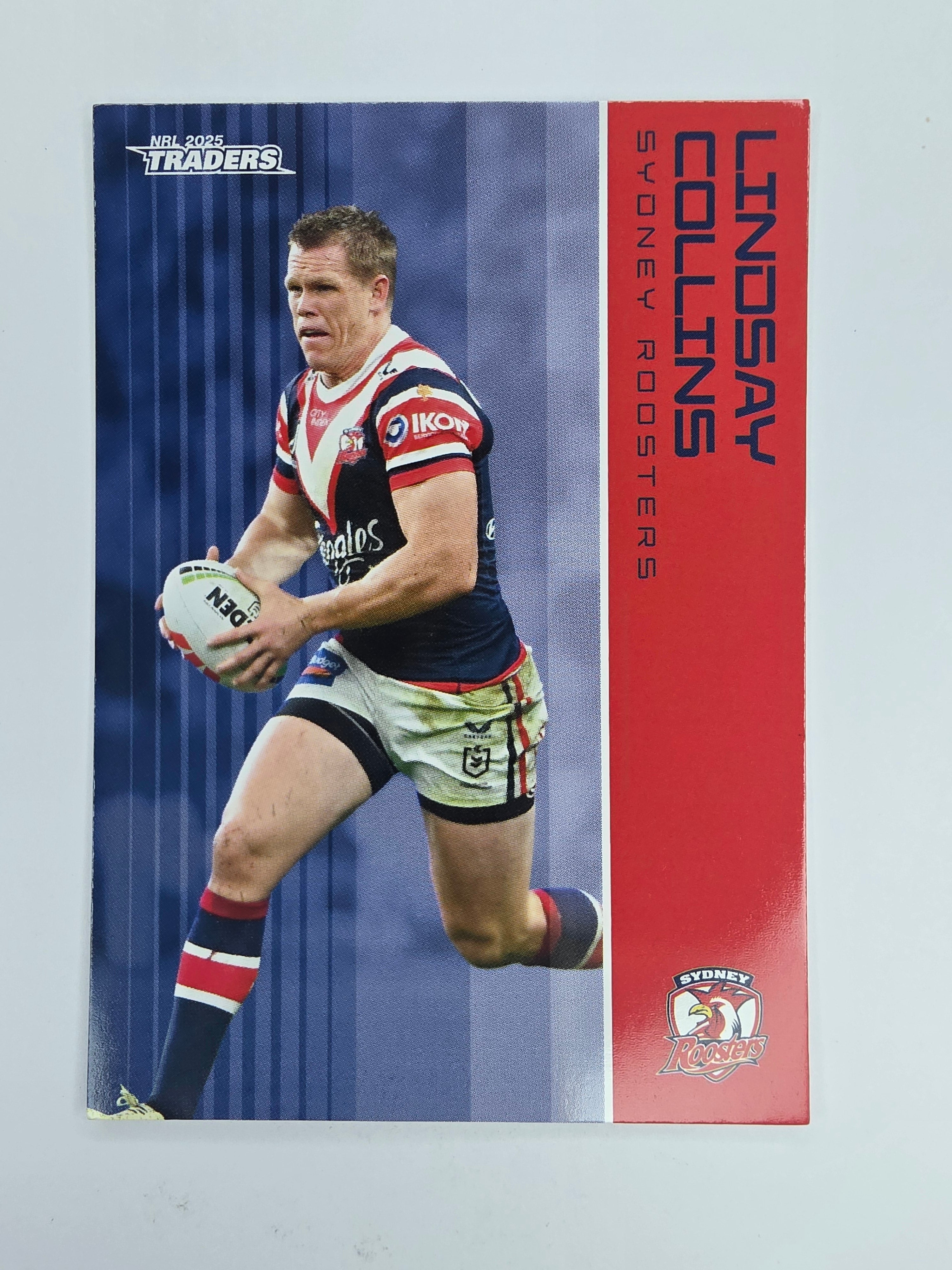 NRL 2025 Traders Base Card #128 Lindsay Collins Sydney Roosters