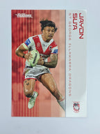 NRL 2025 Traders Base Card #126 Jaydn Su’a St George Illawarra Dragons