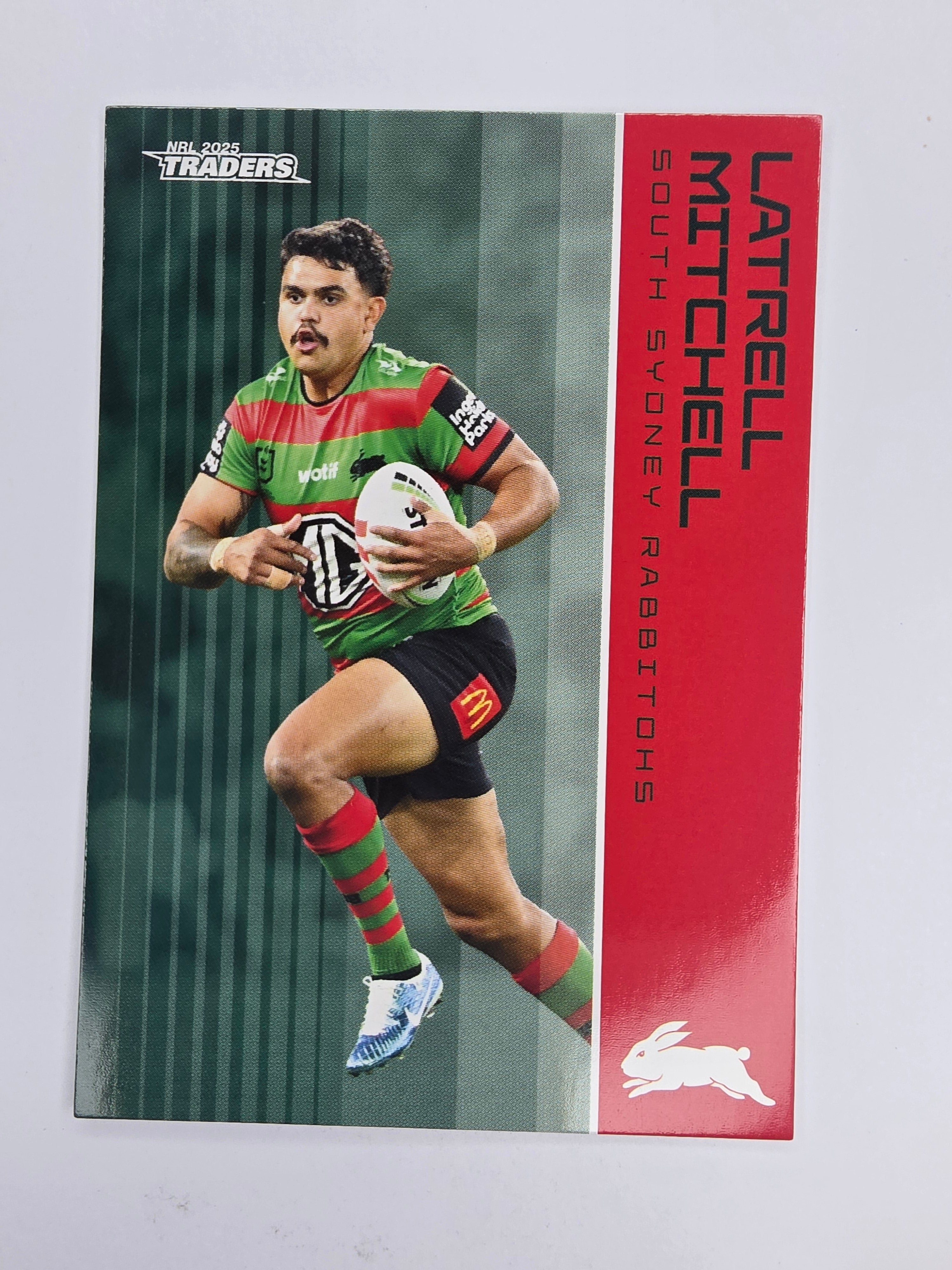 NRL 2025 Traders Base Card #113 Latrell Mitchell South Sydney Rabbitohs