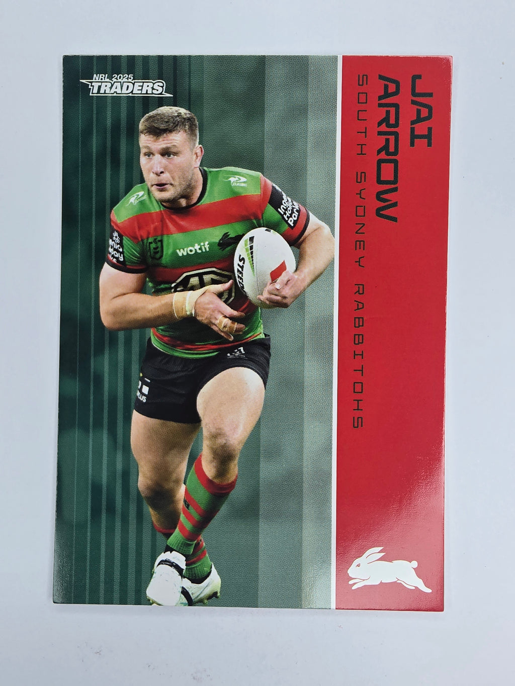 NRL 2025 Traders Base Card #110 Jai Arrow South Sydney Rabbitohs