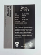 NRL 2025 Traders Base Card #103 Moses Leota Penrith Panthers
