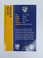 NRL 2025 Traders Base Card #099 Maika Sivo Parramatta Eels