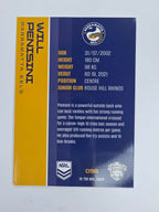 NRL 2025 Traders Base Card #098 Will Penisini Parramatta Eels
