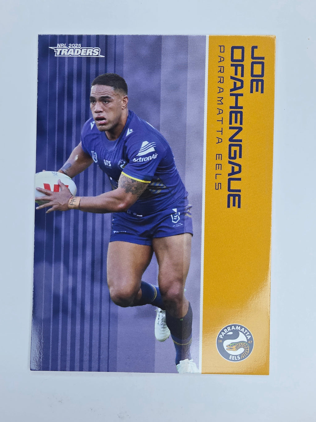 NRL 2025 Traders Base Card #097 Joe Ofahengaue Parramatta Eels
