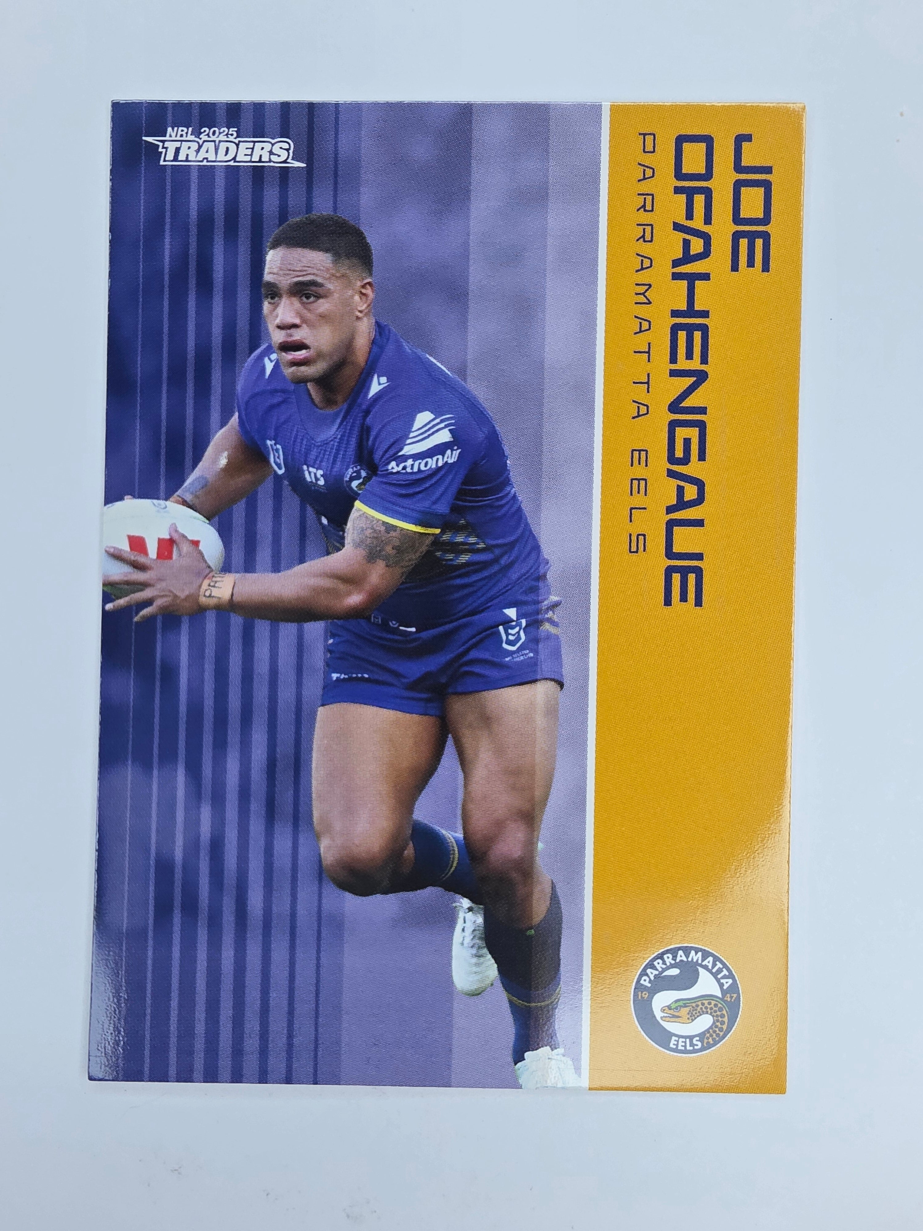 NRL 2025 Traders Base Card #097 Joe Ofahengaue Parramatta Eels